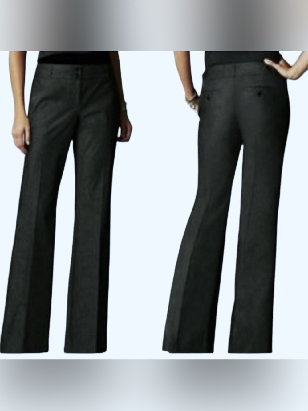 ANN TAYLOR LOFT Julie Trouser Black Pants Business Casual Women’s Size 2S